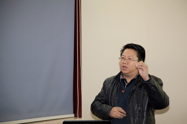 武大綠洲總經(jīng)理陳舟發(fā)表講話